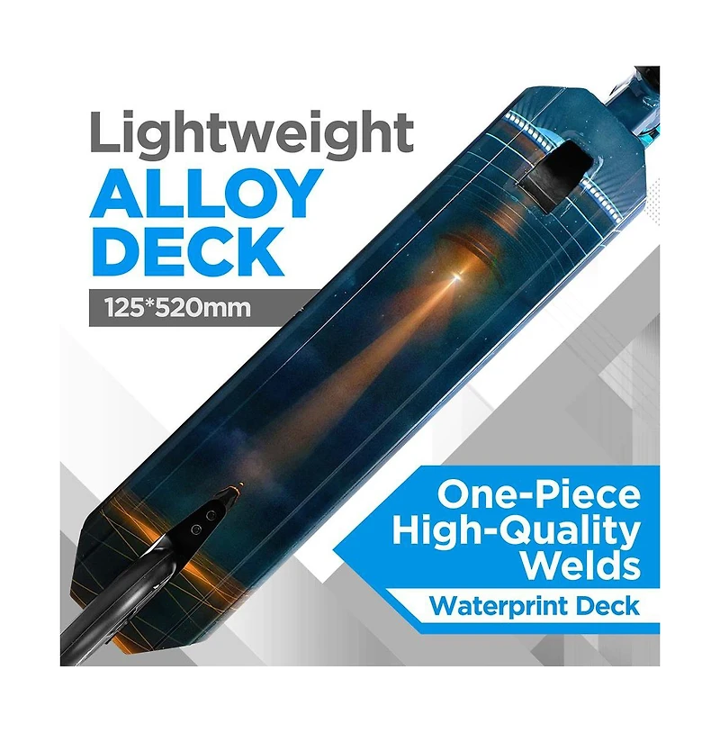 Hurtle Lightweight Street Stunt Scooter - for Kids and Teens, Alloy Deck with High Impact Wheels, Abec-9 Bearing, Hic System