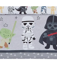 Lambs & Ivy Star Wars Classic 3-Piece Baby Crib Bedding Set - Yoda/Darth Vader