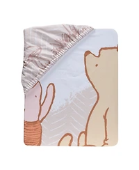 Lambs & Ivy Disney Baby Pooh Bear & Pals Photo Op Cotton Baby Fitted Crib Sheet