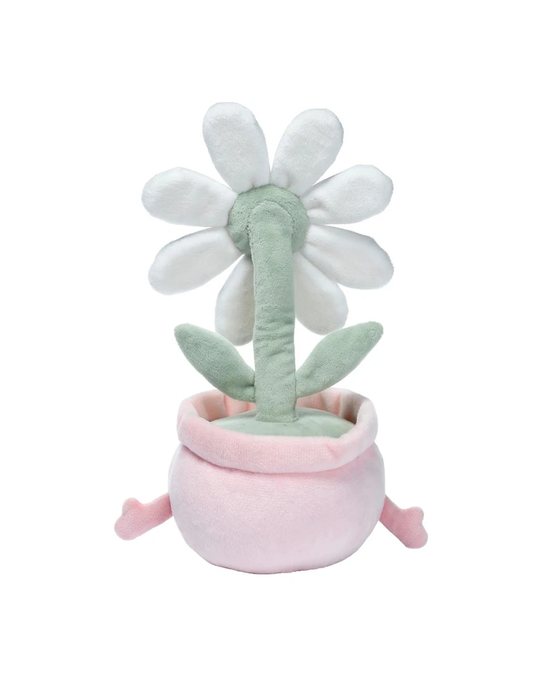 Lambs & Ivy Daisy Dreams Poseable Flower Pot Plush Stuffed Animal Toy - 11 Inch