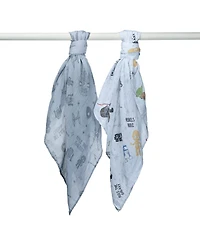 Lambs & Ivy Star Wars 2-Pack Cotton Muslin Newborn Baby Swaddle Blankets