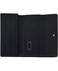 Mancini Women's Sonoma Rfid Secure Quad Fold Wallet