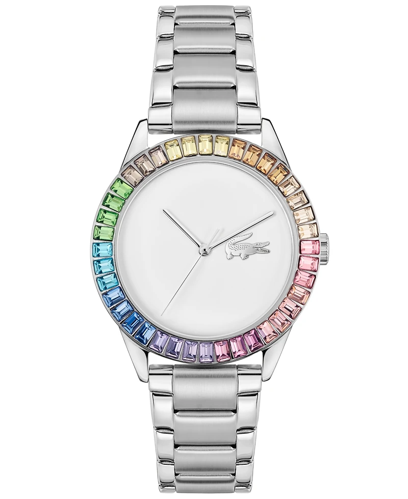 Lacoste Women's Ladycroc Silver Stainless Steel Bracelet Watch 36.5mm