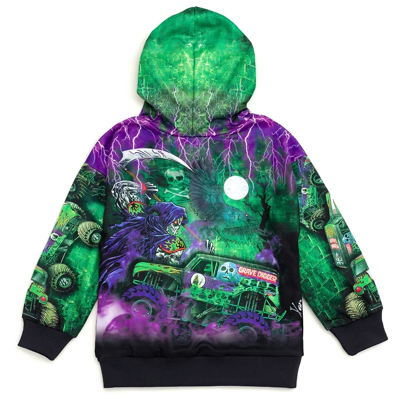 Monster Jam Toddler Boys Fleece Pullover Hoodie
