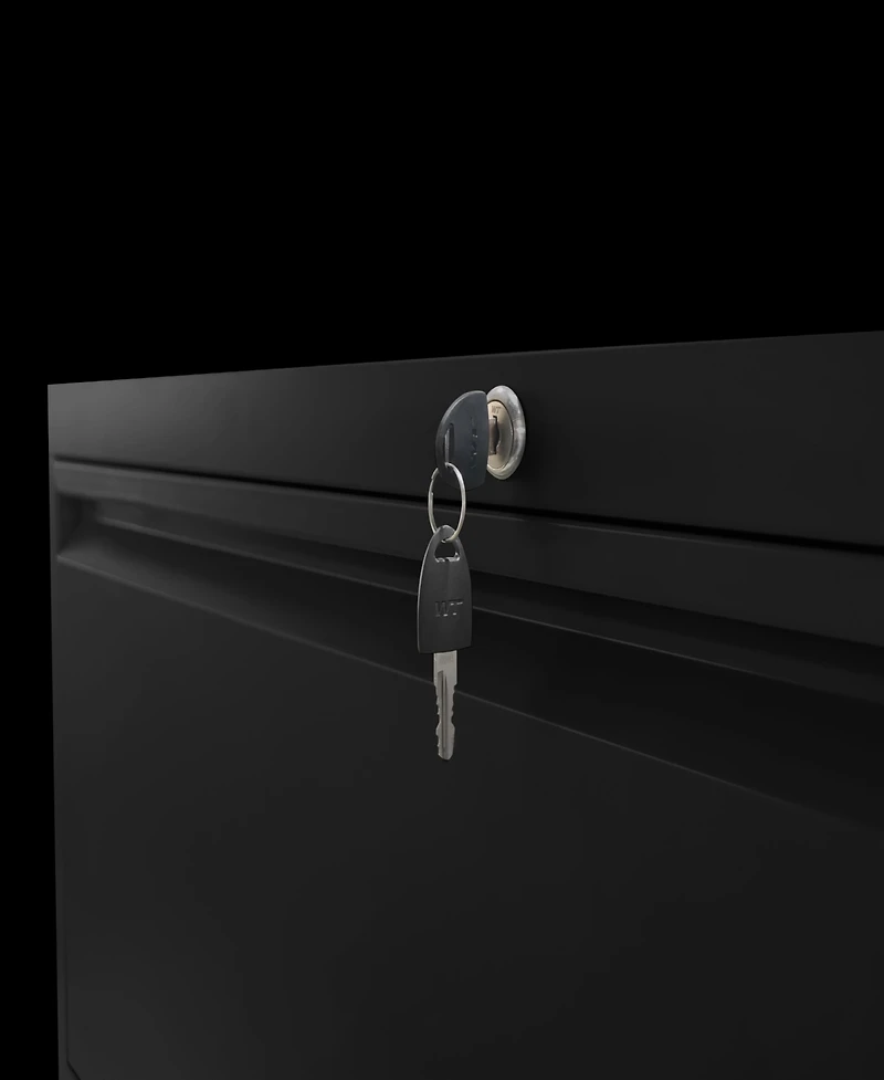 Simplie Fun 2-Drawer Lateral File Cabinet with Lock