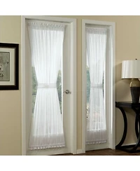 Sheer Voile Rod Pocket Door Curtain Panel