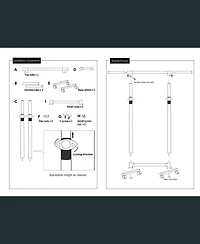 Streamdale Short, Rolling Clothing Racks with Storage Shelves