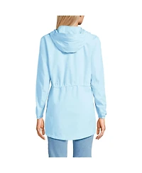 Lands' End Petite Waterproof Hooded Packable Raincoat
