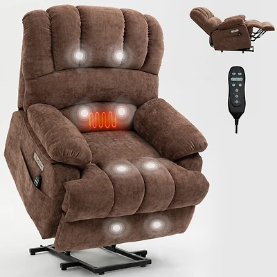Mondawe 23" Chenille Power Lift Recliner Chair