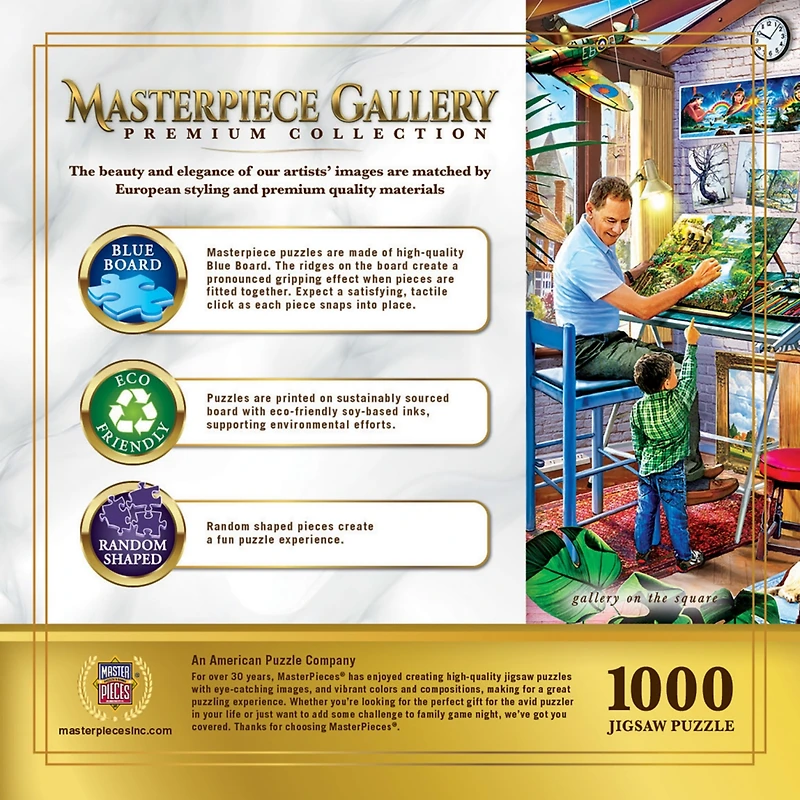 Masterpieces Masterpiece Gallery - Gallery on the Square 1000 Piece Jigsaw Puzzle