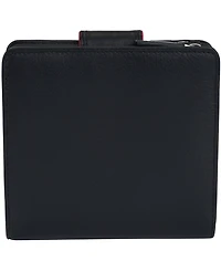 Mancini Women's Sonoma Rfid Secure Clutch Wallet