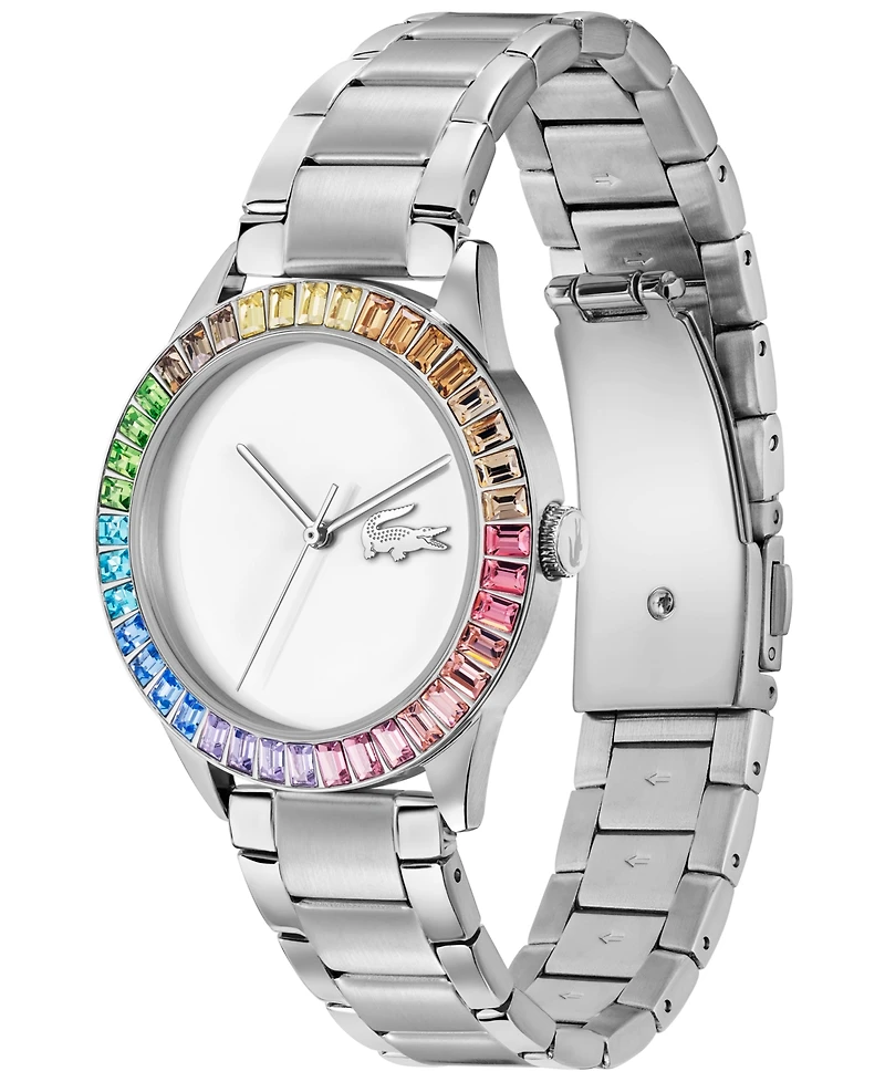 Lacoste Women's Ladycroc Silver Stainless Steel Bracelet Watch 36.5mm