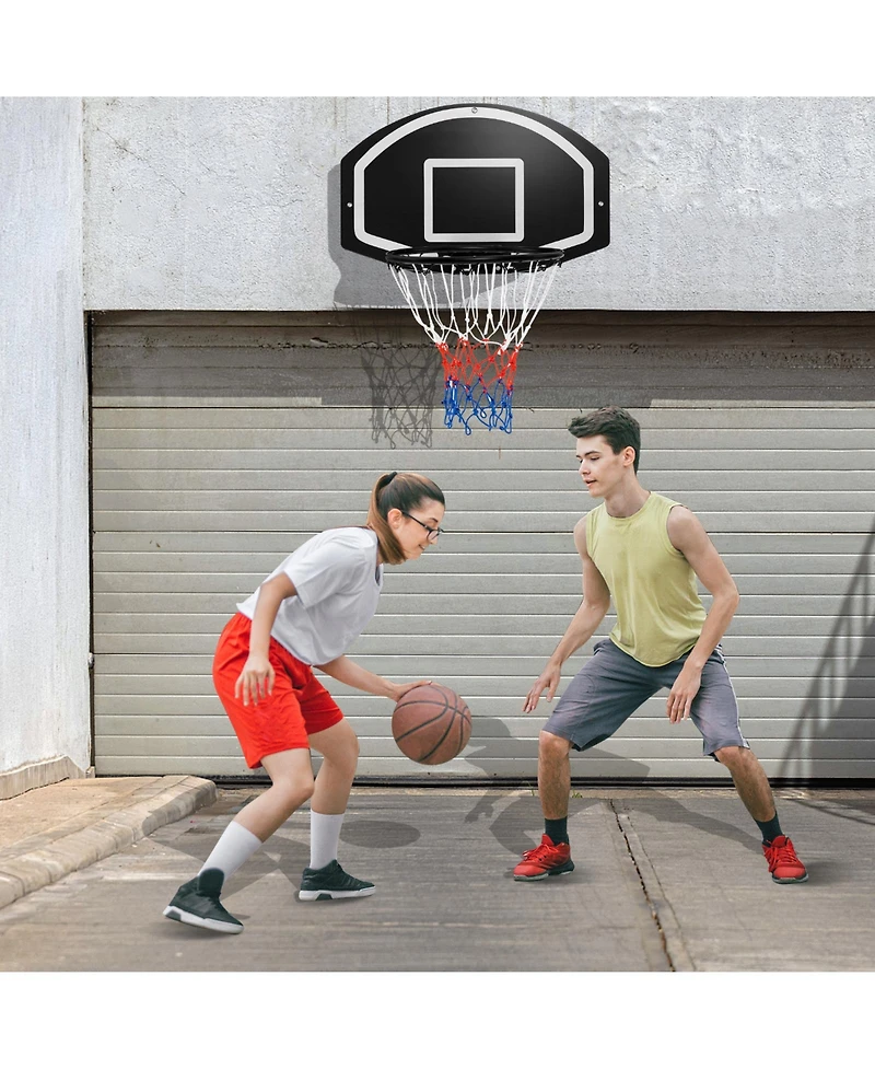 Sugift Wall Mounted Basketball Set for Kids Teens Adults