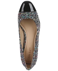 On 34th Tillyy Cap-Toe Block-Heel Pumps, Created for Macy's