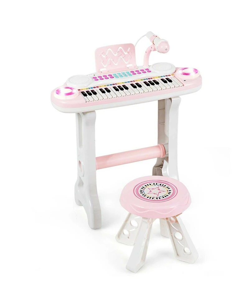 Sugift 37-key Kids Electronic Piano Keyboard Playset
