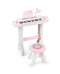 Sugift 37-key Kids Electronic Piano Keyboard Playset