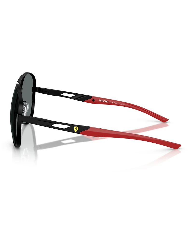Scuderia Ferrari Unisex Polarized Sunglasses, FZ5002D