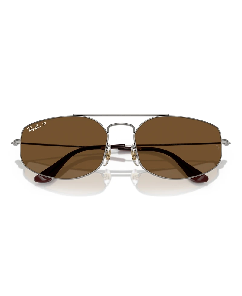 Ray-Ban Unisex Polarized Explorer 5 Sunglasses, RB3845