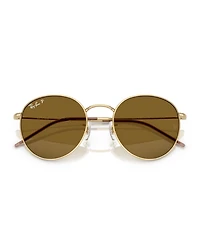 Ray-Ban Unisex Polarized Round Reverse Sunglasses, RBR0103S