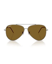 Ray-Ban Unisex Aviator Reverse Polarized Sunglasses