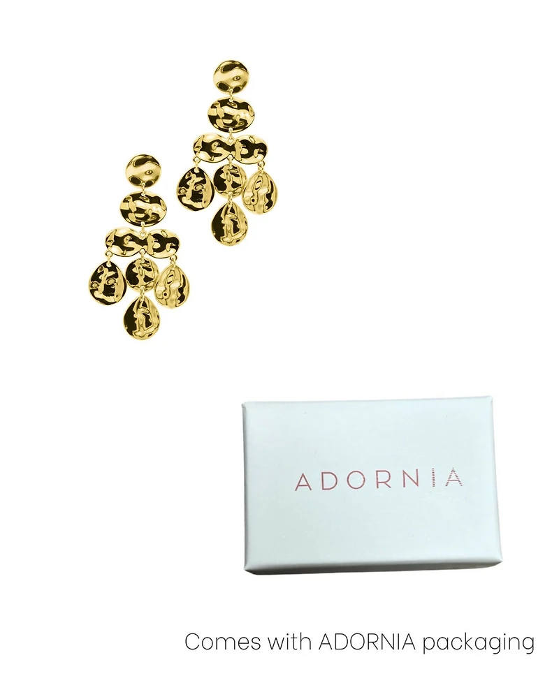 Adornia Gold Cascade Earrings