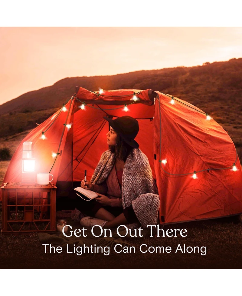 Brightech Ambience Pro 24.5 ft. Usb-Powered Led String Lights with Warm White Hue