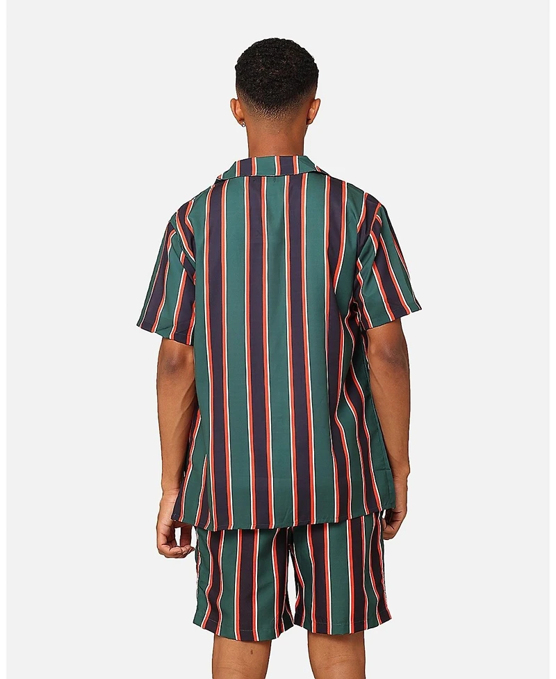 Xxiii Men's Steven Stripe Button Up Shirt - Multi