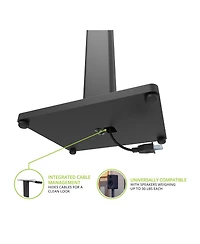 Kanto ST34 34" Universal Bookshelf Speaker Floor Stand - Black (Pair)