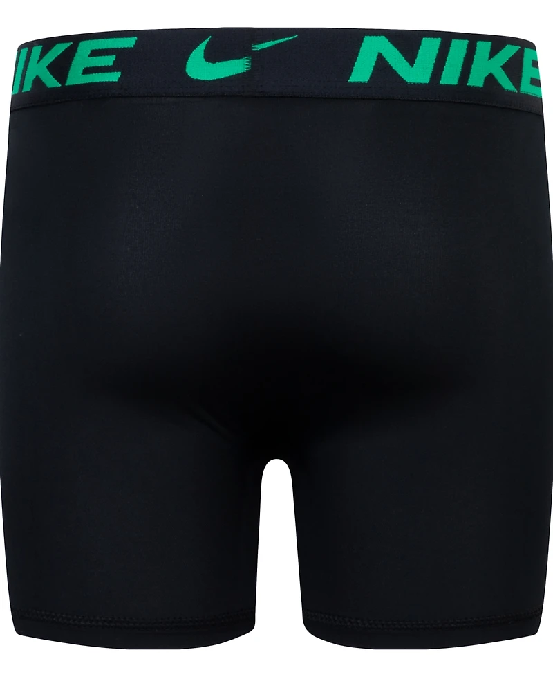 Nike Big Boys Dri-fit Polyester Color Pop Boxer Briefs Underwear, 5-Pack