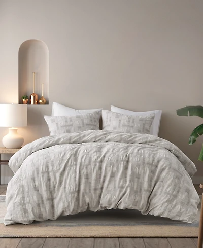 Ink+Ivy Cairo Jacquard 3-Pc. Duvet Cover Set, Full/Queen