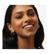 Ana Luisa Silver Hoop Earrings - Tia Mini Silver