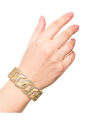 Jessica Simpson Link Bracelet with Crystals