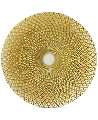 Jay Import American Atelier Glass Spiro Gold-Tone Charger Plate