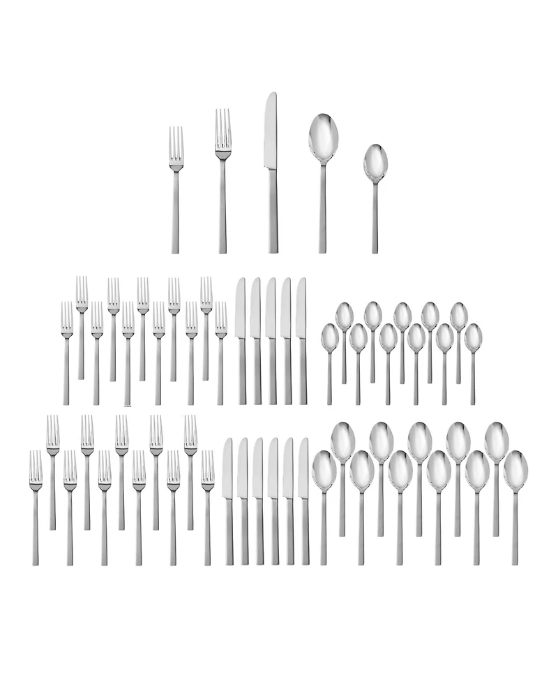 Fortessa Viggo Satin 60-Pc. Flatware Set, Service for 12