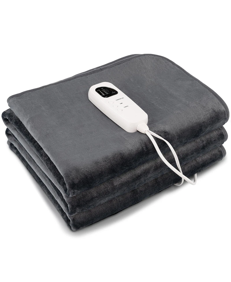 Sugift Electric Heated Mattress Pad with 5 Heating Levels and Overheat Protection