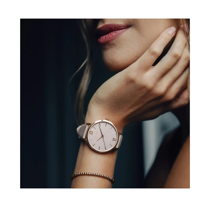 Vincero Gold Women's Eros Petite Watch With Milanese Mesh Band