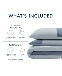 510 Design Miro Soft Washed Color Block 3-Pc. Comforter Set, Full/Queen