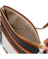 Dooney & Bourke Las Vegas Raiders Infield Triple Zip Crossbody Purse