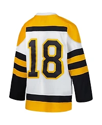 Mitchell & Ness Big Boys and Girls Willie O'Ree White Boston Bruins 1958 Blue Line Player Jersey
