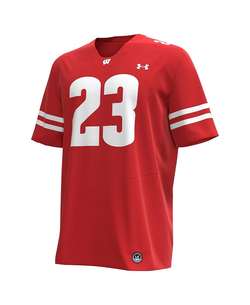 Under Armour Men's Jonathan Taylor Red Wisconsin Badgers Replica Alumni Football Jersey