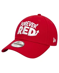 New Era Big Boys and Girls Red Manchester United Forever Red 9FORTY Adjustable Hat
