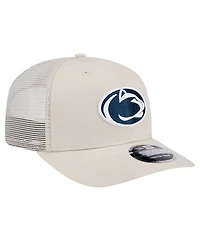 New Era Men's Natural Penn State Nittany Lions Canvas 9SEVENTY Stretch-Snap Hat