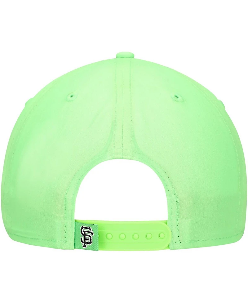 New Era Men's Green San Francisco Giants Neon Golfer Snapback Hat