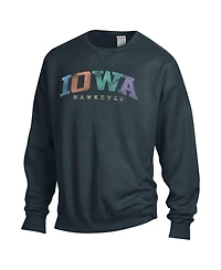 Comfortwash Men's and Women's Gray Iowa Hawkeyes Oversized Pullover Sweatshirt