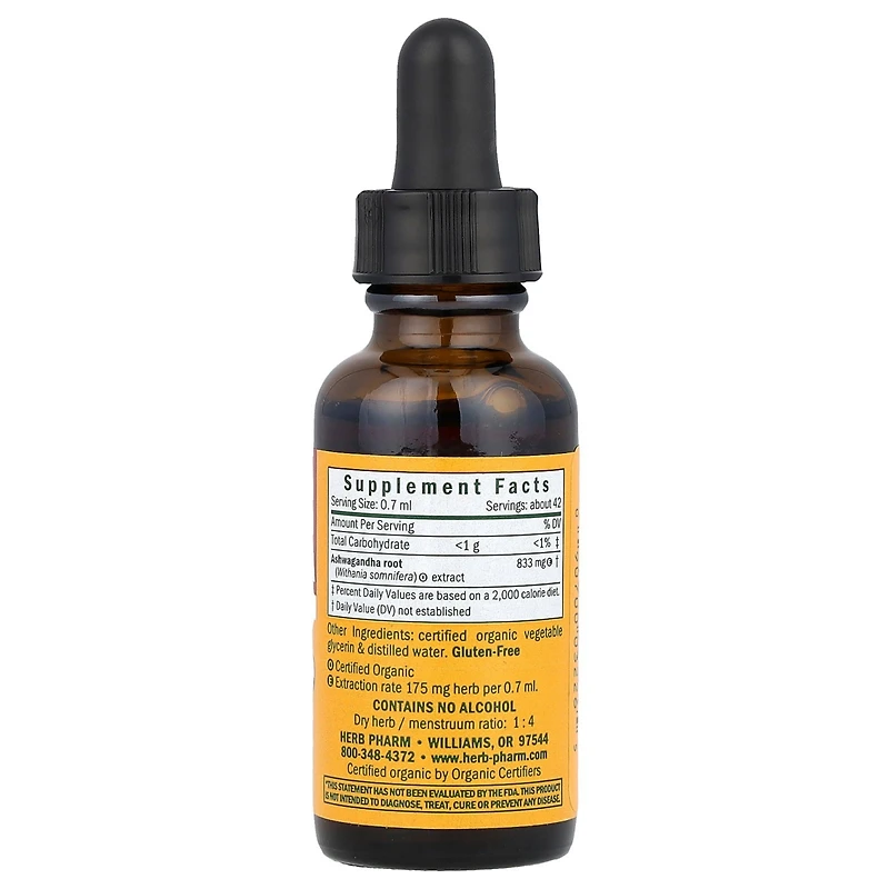 Herb Pharm Ashwagandha Alcohol-free