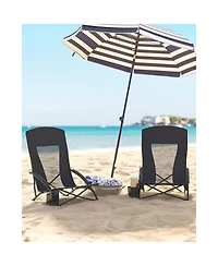 Slickblue Portable Beach Chair Set of 2