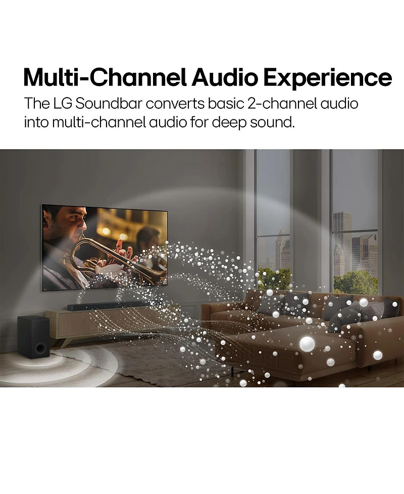 Lg S95TR 9.1.5-Channel Wireless Soundbar with Subwoofer & Rear Speakers
