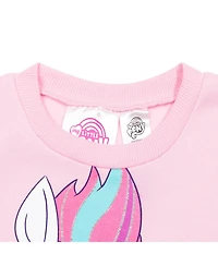 My Little Pony Toddler Girls Sunny Pipp Zipp Fleece Pullover Sweatshirt Legging Set Toddler|Child