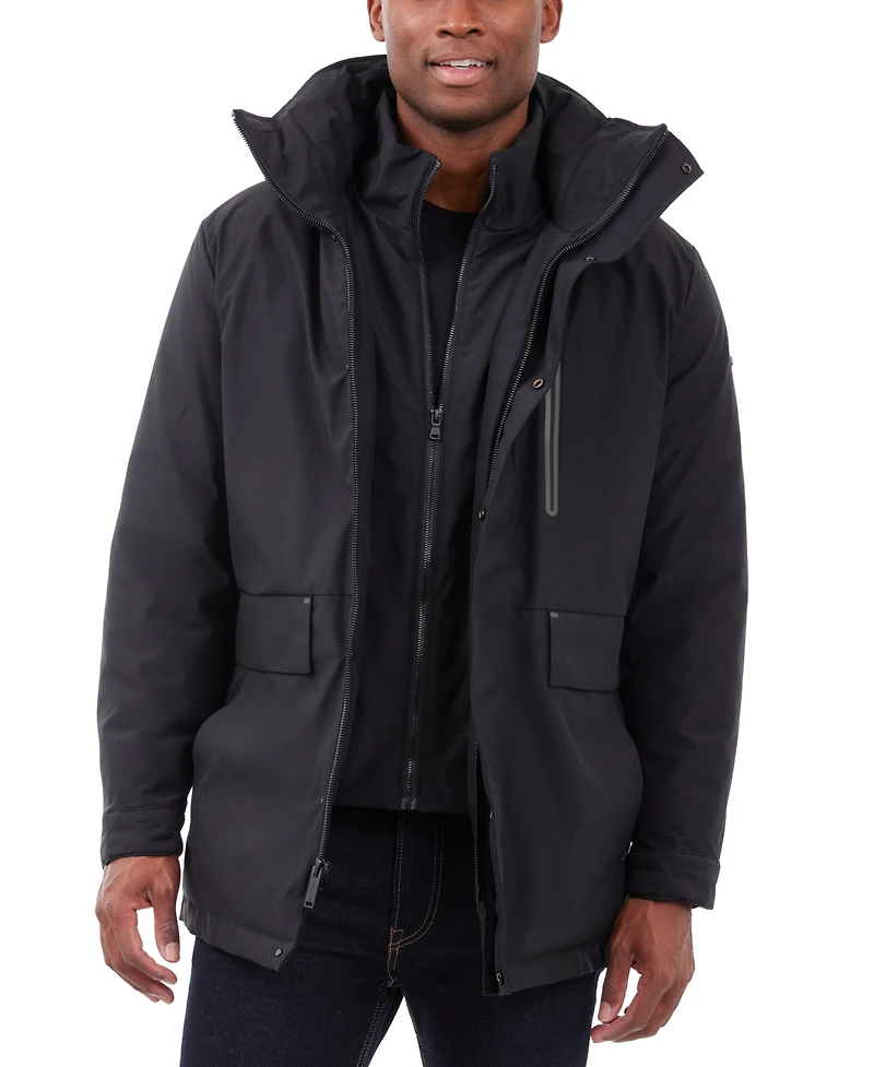 Michael Kors Men's Heavyweight Hooded Park Jacket