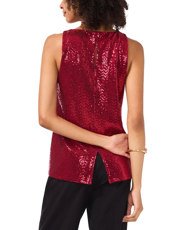 Vince Camuto Women's Sequin Sleeveless Top